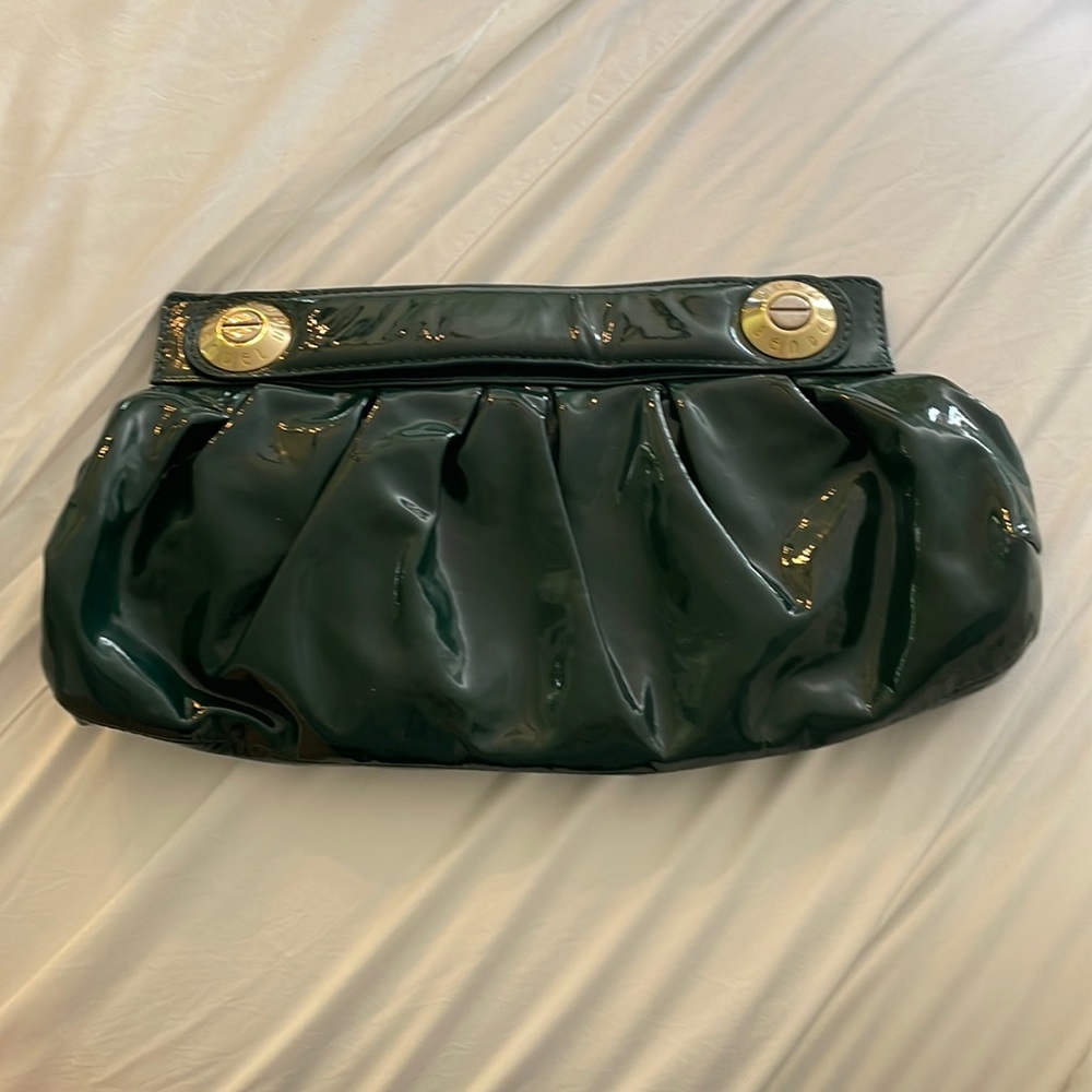 Henri Bendel Clutch w attached compact mirror